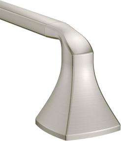 img 3 attached to 🛁 Moen Voss Collection Bathroom Single Towel Bar, 24-Inch, Brushed Nickel Finish