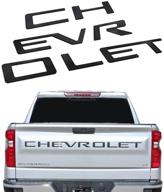 tailgate compatible chevrolet silverado resistant logo