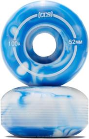 img 1 attached to CCS Skateboard Wheels 52Mm Swirl