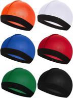 syhood silk wave caps for men - achieve 360, 540, and 720 waves effortlessly with 6-piece elastic bands logo