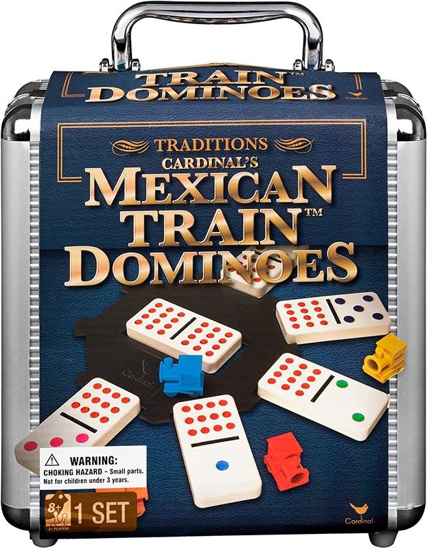 cardinal mexican train domino aluminum 로고