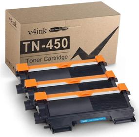 img 4 attached to 🖨️ V4ink 3 Pack TN450 TN420 Compatible Toner Cartridge Replacement for Brother High Yield Black Toner Cartridge - Use for HL-2240d HL-2270dw HL-2280dw MFC-7360n MFC-7860dw IntelliFax 2840 2940 Printer