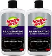 2 pack scotch-brite rejuvenator cooktop polish - 12 ounce, multi-color, multi-surface cleaner logo