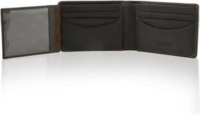 img 3 attached to Visconti Multi Compact Leather Wallet Men's Accessories