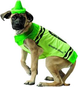 img 1 attached to 🎨 Colorful Style for Your Pooch: Rasta Imposta Dog Crayola Crayon Costume in Green