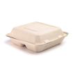footprints 3 cavity containers clamshell natural logo
