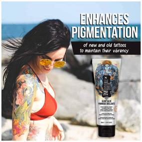 img 3 attached to 💪 INKredible Tattoo Cream Color Enhancer – Tattoo Care Balm Preserves Vibrant Ink – Hydrating Salve for Daily Application