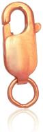 jewelstop застежка-лобстер из розового золота логотип