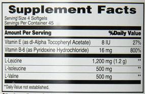 img 2 attached to MET Rx® BCAA 2200 Supplement Count