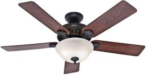 img 2 attached to 🔦 Hunter Pro's 52" Indoor Ceiling Fan with LED Light and Pull Chain Control - New Bronze Finish