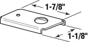 img 1 attached to 🚪 Enhance Bi-Fold Door Performance with Prime-Line N 7191 Repair Bracket (Pack of 2)