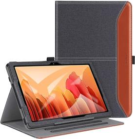 img 4 attached to 📱 ZtotopCase for New Samsung Galaxy Tab A7 10.4" Tablet: Premium Leather Folio Case with Auto Sleep/Wake & Pencil Holder - DenimBlack