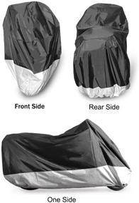 img 3 attached to 🏍️ Waterproof Motorcycle Dust Cover with Lock Holes for Indian Chief, Chieftain Roadmaster, Dark Horse, 116 Inches - XXXX Large at COPART