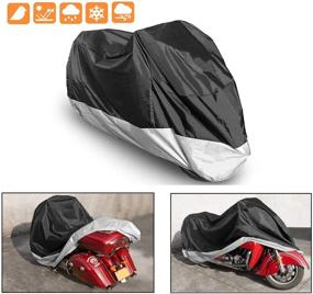 img 4 attached to 🏍️ Waterproof Motorcycle Dust Cover with Lock Holes for Indian Chief, Chieftain Roadmaster, Dark Horse, 116 Inches - XXXX Large at COPART