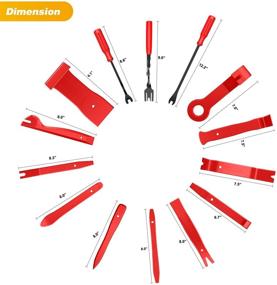 img 3 attached to 🔧 Premium 40Pcs GOOACC Trim Removal Tool Kit: Auto Terminal Removal, Clip Pliers, Stereo Removal, Upholstery Repair, Precision Hook & Pick Set, Wiring Threader, Car Film Scraper