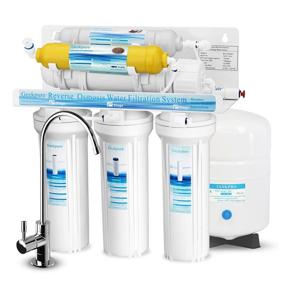 img 3 attached to 💧 Geekpure 6-Stage Reverse Osmosis Drinking Water System with Mineral Remineralization Filter - 75 GPD: Pure and Enriched Water for Your Health