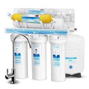 img 4 attached to 💧 Geekpure 6-Stage Reverse Osmosis Drinking Water System with Mineral Remineralization Filter - 75 GPD: Pure and Enriched Water for Your Health