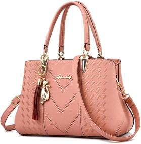 img 4 attached to 👜 Designer Shoulder Handbags & Wallets for Women: ALARION Handbags in Totes