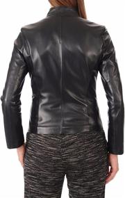 img 1 attached to Aaron Craft Womens Lambskin Leather Women's Clothing