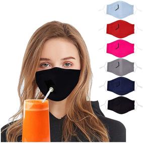 img 4 attached to Face_Mask Drinking Washable Reusable Bandanas Occupational Health & Safety Products