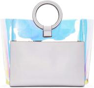 vince camuto clea tote fuchsia women's handbags & wallets for shoulder bags logo