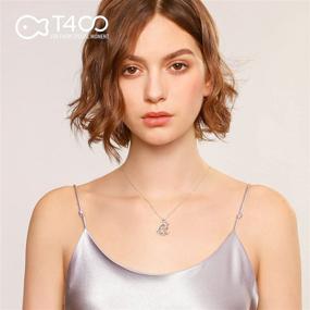 img 3 attached to 🐢 T400 925 Sterling Silver Cat Turtle Heart Pendant Necklace: Ideal Gift for Women, Girls, Sisters, and Friends