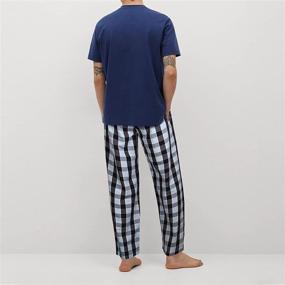 img 2 attached to Ocean Secret Cotton Pajama Pockets Men's Clothing