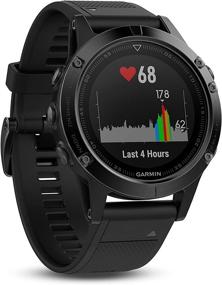 img 3 attached to ⌚ Garmin fēnix 5 Performance Bundle: Premium Multisport GPS Smartwatch with Heart Rate Strap & Sapphire Glass - Black