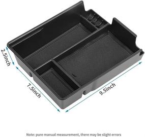 img 1 attached to 🔧 2021 2020 Hyundai Palisade Аксессуары: Органайзер для центральной консоли Salusy Врезного типа, совместимый с Hyundai Palisade 2020 2021