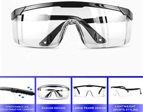 img 2 attached to Adjustable Wide Vision Protective Lightweight Fog Proof Occupational Health & Safety Products