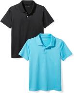 👕 performance royal boys' clothing: 2-pack of top-quality tops, tees & shirts by amazon essentials logo