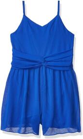 img 4 attached to Amy Byer Girls Romper Sunset Girls' Clothing