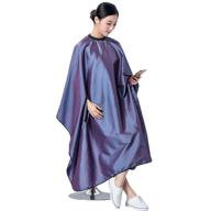 💜 lzttyee waterproof hair cutting cape: salon barber gown with stretch out hand design in purple logo