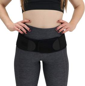 img 4 attached to Sacroiliac Support SI Loc Hip Belt - Small/Medium - Men and Women's Lumbar Lower Back Joint Pelvic Posture Support