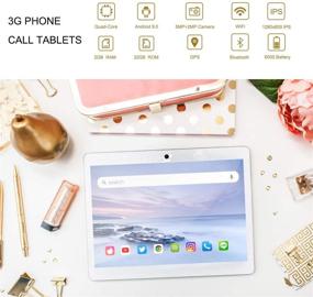 img 3 attached to 📱 10-inch Android 10.0 Tablet with 3G Phone Call, 2GB RAM, 32GB Storage, 6000mAh Battery, Dual Sim Card Slots, 5MP Rear Camera, WiFi, Bluetooth, GPS, FM, Metallic Finish