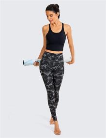 img 2 attached to 🏋️ CRZ YOGA Women's Racerback Longline Padded Sports Bra: Wireless Crop Cami Tank Tops for Yoga – Ultimate Comfort!