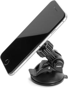 img 2 attached to 📱 Universal Smartphone and Tablet Car Mount for Any Device Any Size - Dashboard and Windshield Car Mount for Apple iPhone 6 / 6 Plus, 5s / 5c, 4s, iPad / iPad 2 / iPad Air, iPad Mini, Samsung Galaxy S6 / S5 / S4 / S3, Note 4 / Note 3 / Note 2, Google Nexus 5 / 4, LG G3 / G2