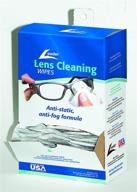 pack of 100 🧻 leader lens cleaning towelette dispensers logo