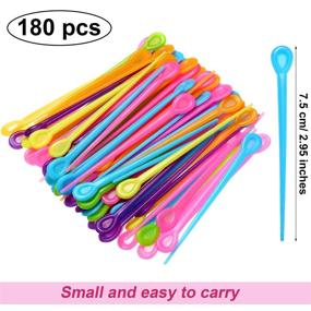 img 3 attached to 180 Piece Plastic Hair Curling Roller Pins in Vibrant Colors - Perfect Christmas and Valentine's Day Gift for Hair Styling (Rose Red, Green, Yellow, Blue, Orange, Purple)