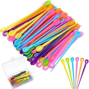 img 4 attached to 180 Piece Plastic Hair Curling Roller Pins in Vibrant Colors - Perfect Christmas and Valentine's Day Gift for Hair Styling (Rose Red, Green, Yellow, Blue, Orange, Purple)