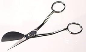 img 2 attached to 🪡 Janome 6-Inch Half Moon Applique Scissors