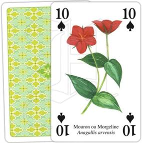 img 1 attached to Heritage Playing Cards SG_B000LSWANQ_US Flowers