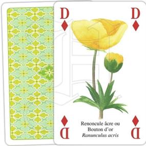 img 2 attached to Heritage Playing Cards SG_B000LSWANQ_US Flowers