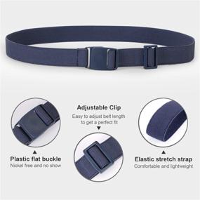 img 2 attached to JASGOOD Adjustable Elastic Belts for Children Toddlers Boys' Accessories