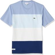 👕 lacoste men's clusi purpy elf sleeve colorblock t-shirt - enhanced for better seo logo