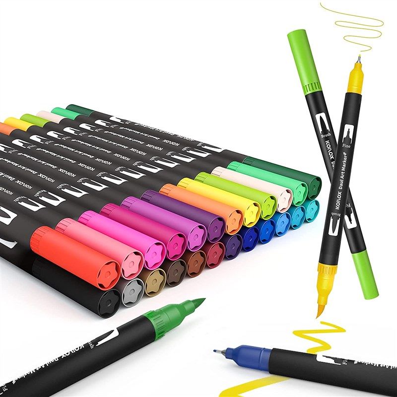 AROIC Paint Pens Paint Markers, 16 Colors Oil-Based Waterproof Paint Marker  Pen