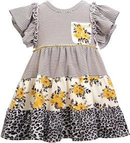 img 3 attached to 👗 Elegant Smocked Dresses for Girls by Bonnie Jean