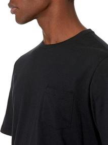 img 2 attached to Amazon Essentials Loose Fit Crewneck Men's T-Shirts & Tanks - Standard Sizing