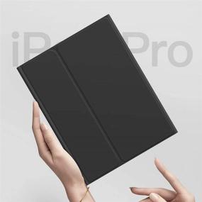 img 1 attached to 💻 New iPad10.2 9th Gen 2021 Keyboard Case: 7 Colors Backlight, Detachable Wireless Keyboard