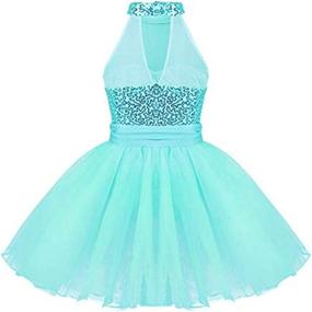 img 4 attached to 👗 Sparkling Style: iEFiEL Kids Girls' Sequined Camisole Ballet Tutu Dress - Perfect Ballerina Leotard Outfit for Dancing